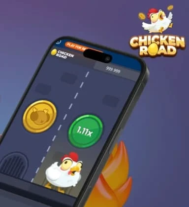 Vištienos žaidimo programa mobiliajame telefone